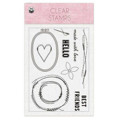 Piatek13 Stitched With Love Clear Stamps - Stitched With Love
